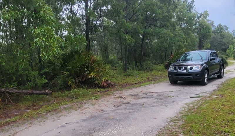 pic of cleared driveway